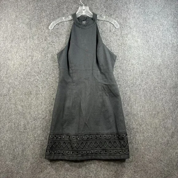 black halter dress low back Bahari Low Back Halter Maxi Dress - Black main image 0